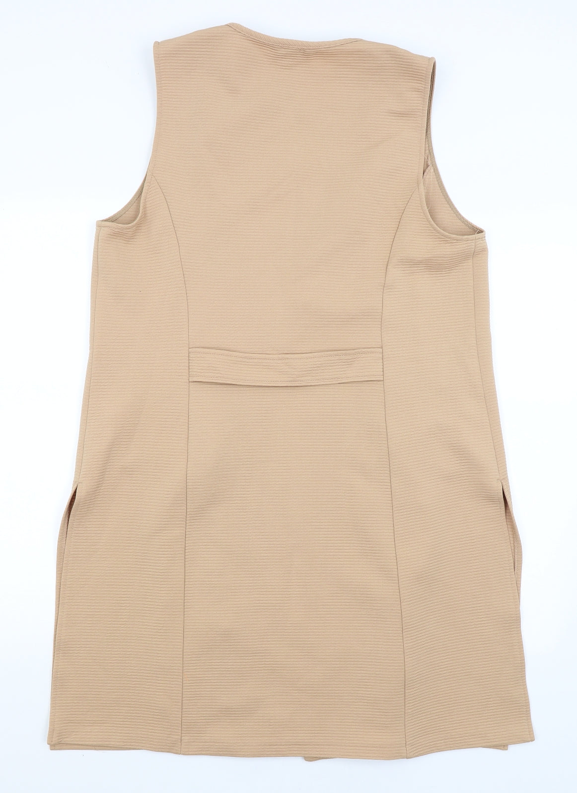 Peacocks Womens Beige   Wrap Jumper Size 16