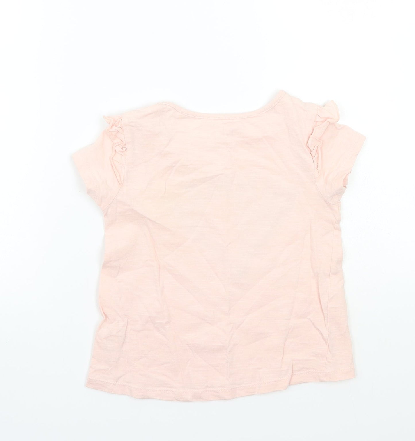 TU Girls Pink   Basic T-Shirt Size 5 Years
