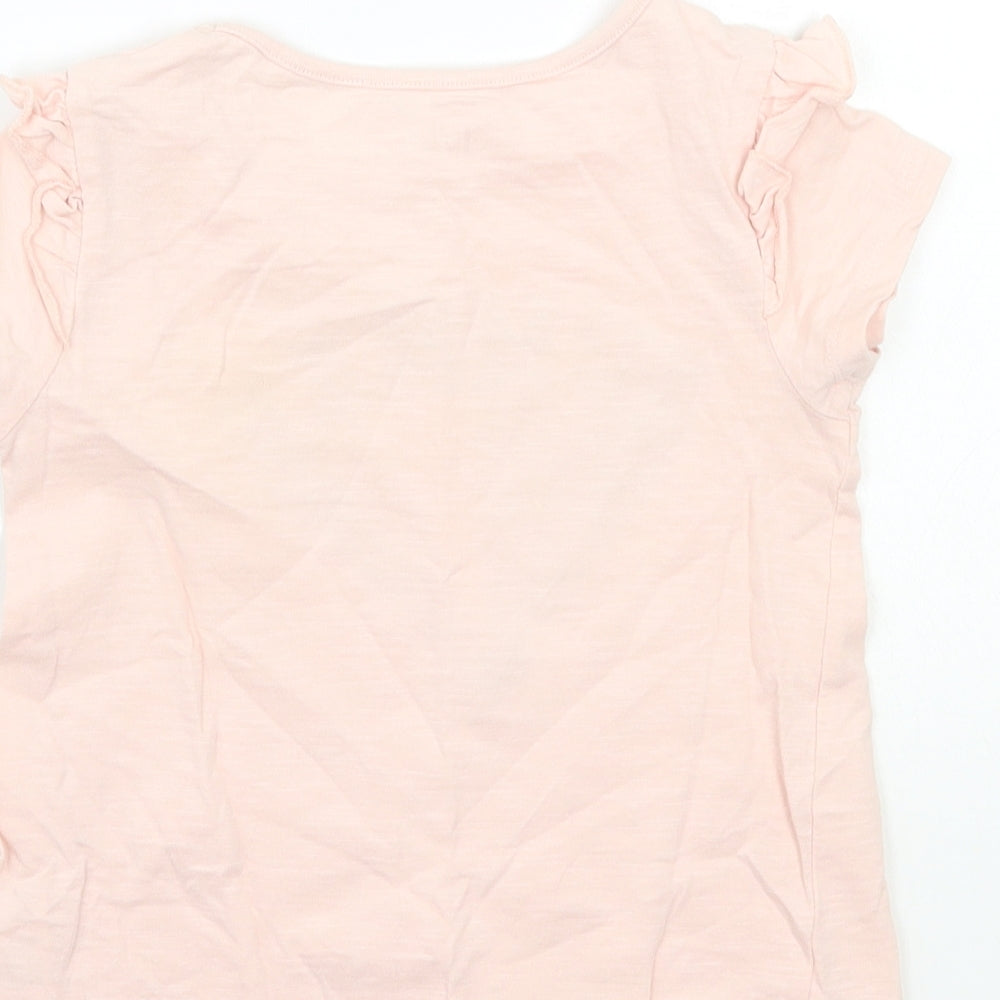 TU Girls Pink   Basic T-Shirt Size 5 Years