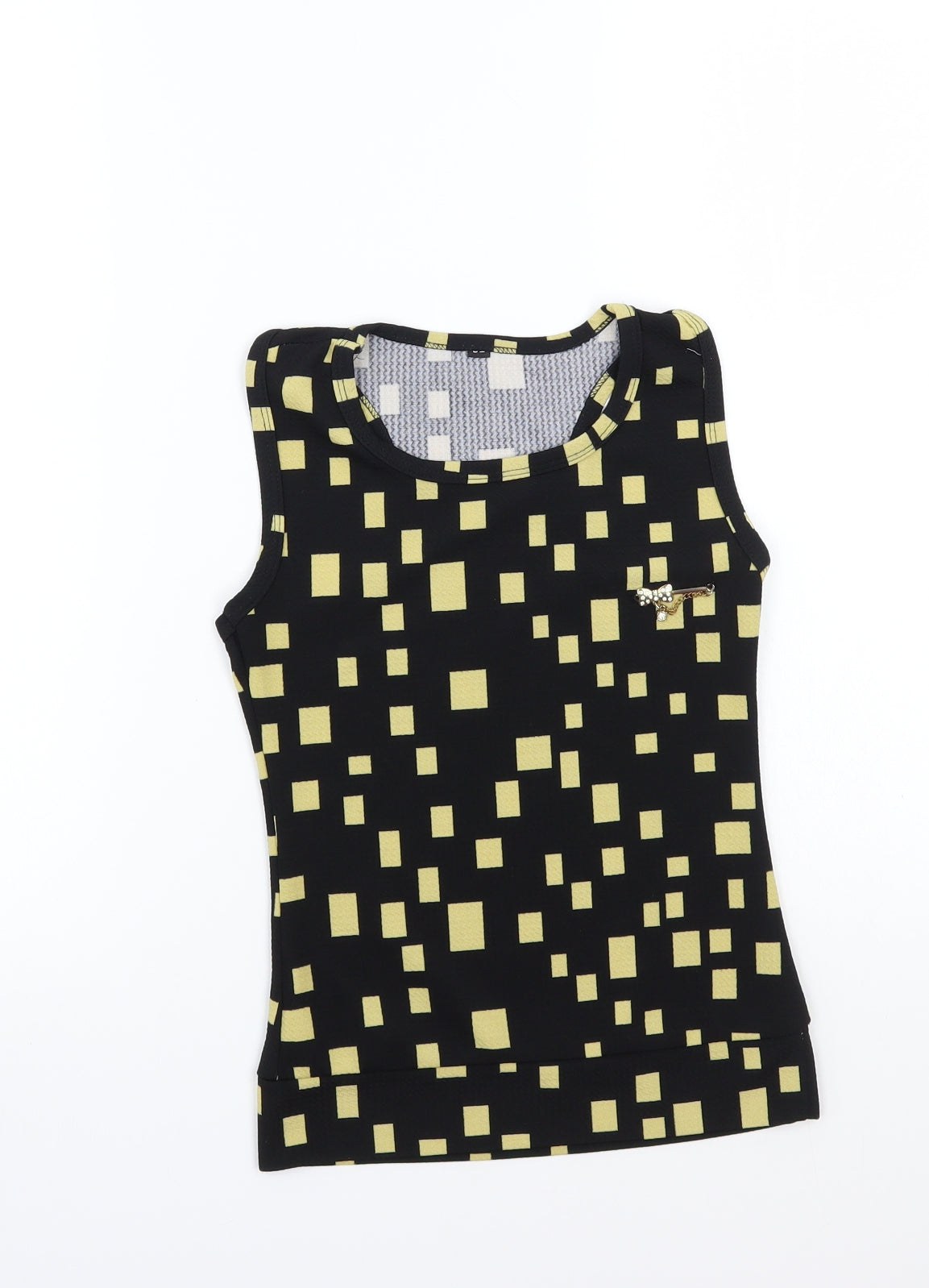 Preworn Girls Black   Basic T-Shirt Size M