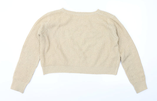 South Womens Brown   Pullover Jumper Size 10