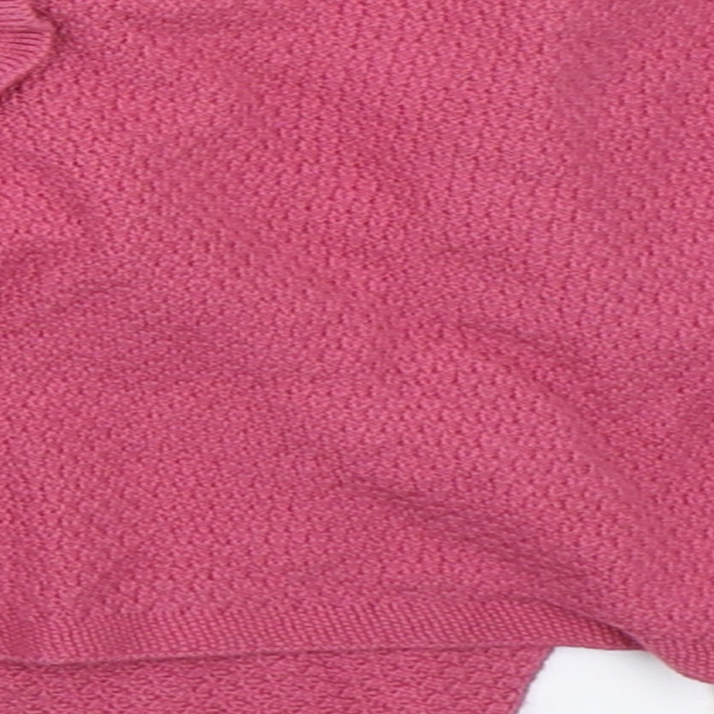 Marks and Spencer Girls Pink   Cardigan Jumper Size 6-9 Months