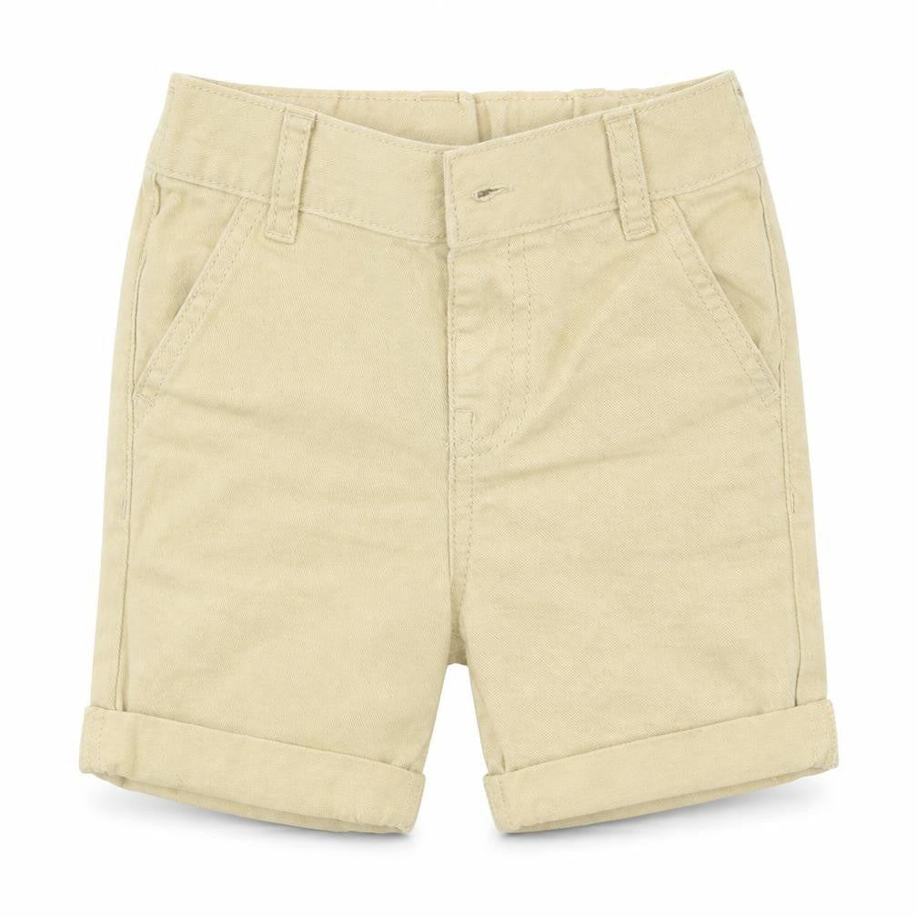 Front view of Tu Baby Beige Cropped Leggings, size 12, Months