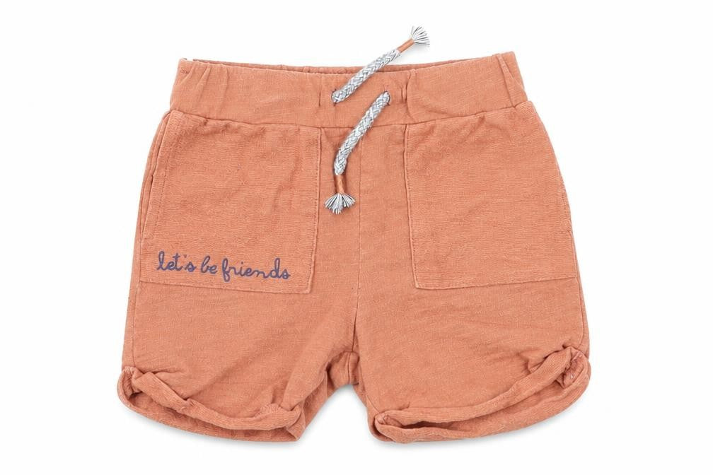 Front view of Disney Baby Beige Cargo Trousers, size 12, Months - Winnie the Pooh