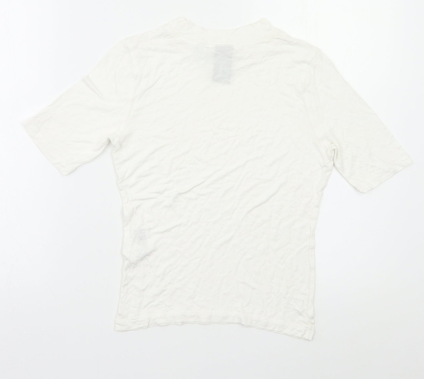 COLLUSION Womens White   Basic Polo Size 12