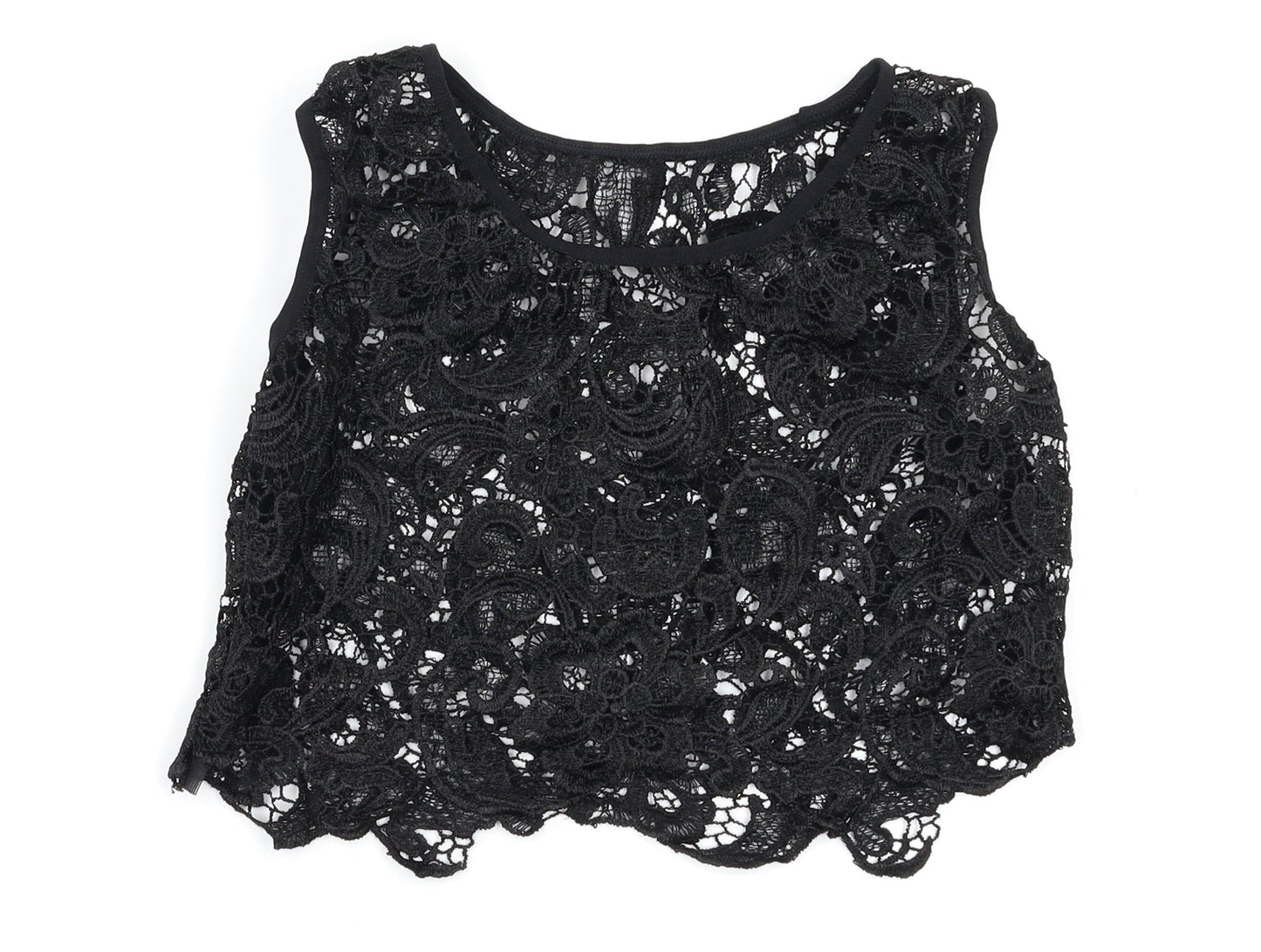 Preworn Womens Black   Cropped Tank Size S