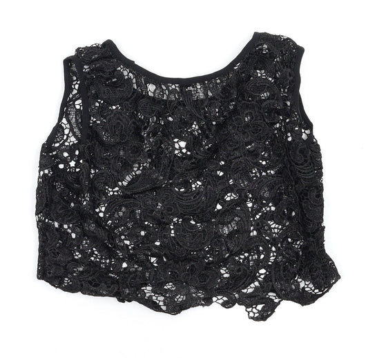 Preworn Womens Black   Cropped Tank Size S