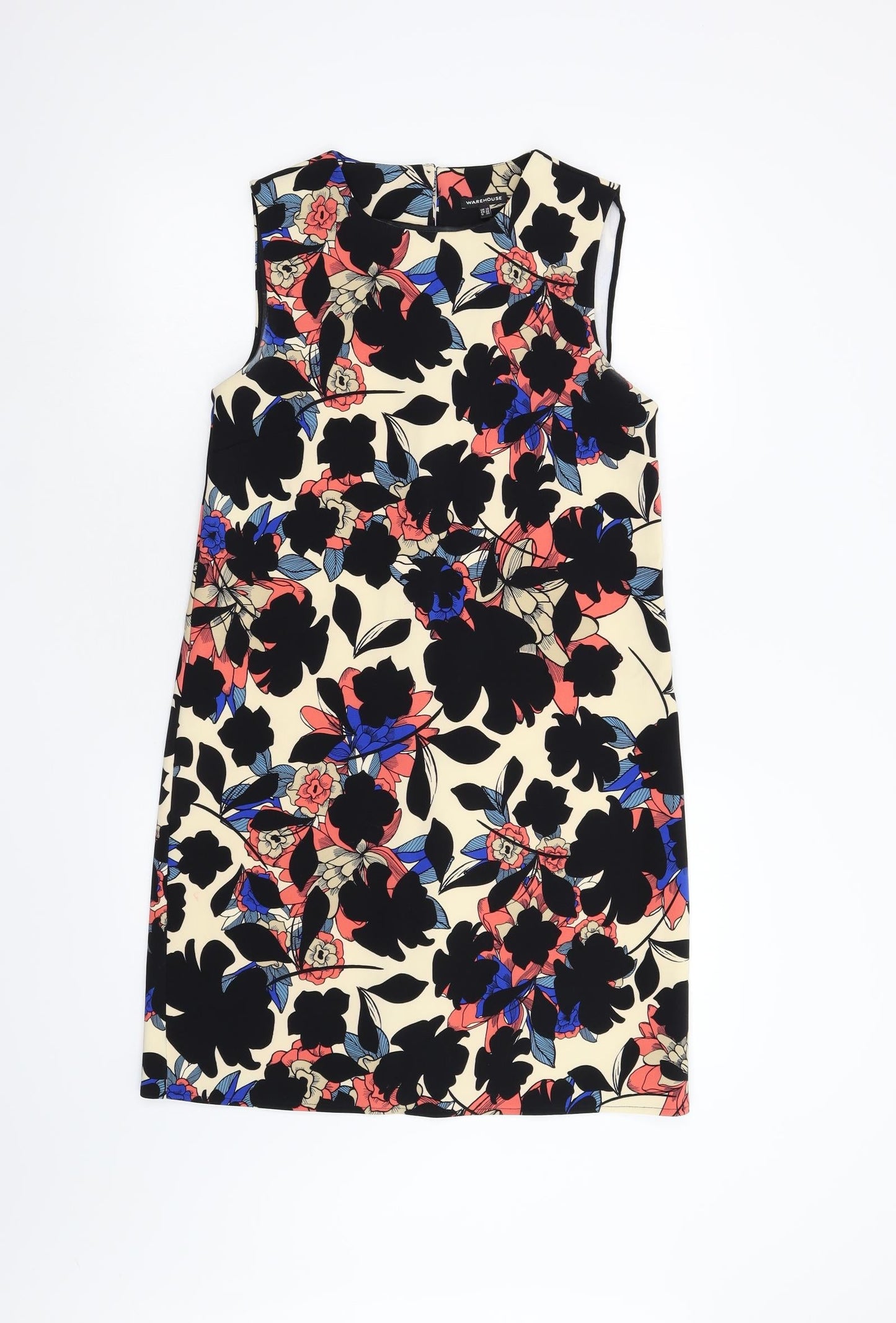 Warehouse Womens Multicoloured Floral  Slip Dress  Size 10