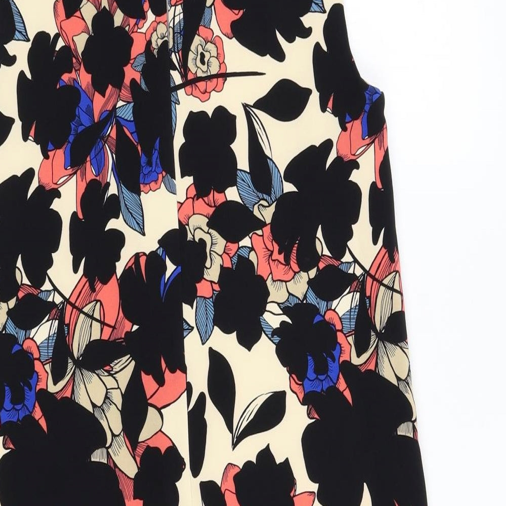 Warehouse Womens Multicoloured Floral  Slip Dress  Size 10