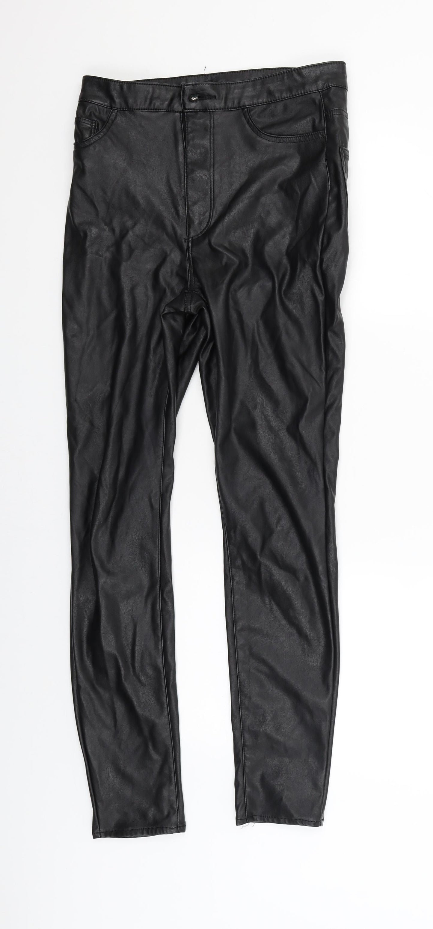 Divided Womens Black   Trousers  Size 8 L27.5 in