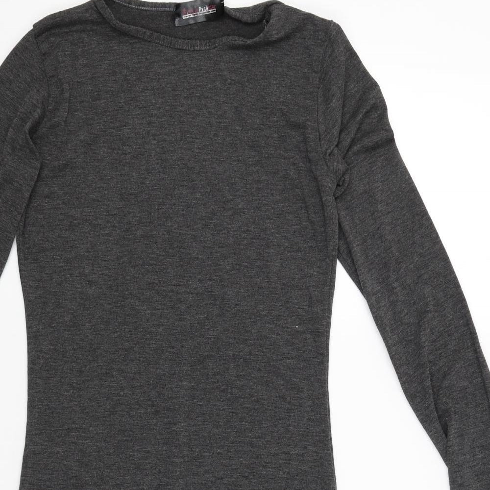 Fashion Brickstar Womens Grey   Pullover Jumper Size M