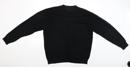 Authentic Mens Black   Pullover Jumper Size XL