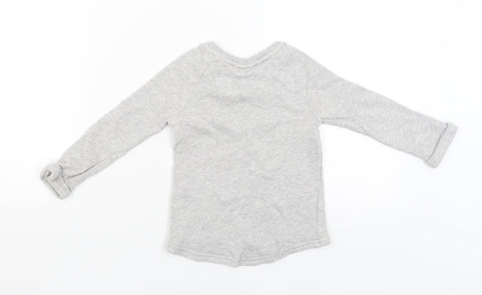 NEXT Boys Grey   Pullover Jumper Size 12-18 Months  - Dogs