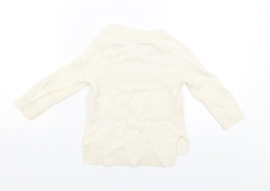 Gap Boys Beige   Pullover Jumper Size 4-5 Years
