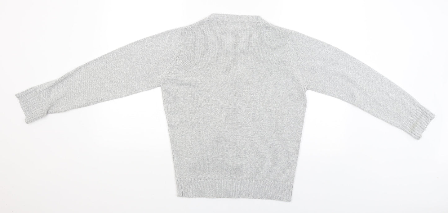 Preworn Womens Grey   Cardigan Jumper Size S