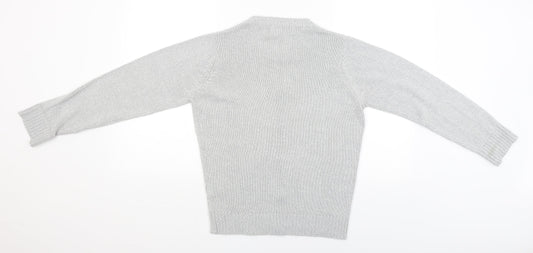 Preworn Womens Grey   Cardigan Jumper Size S