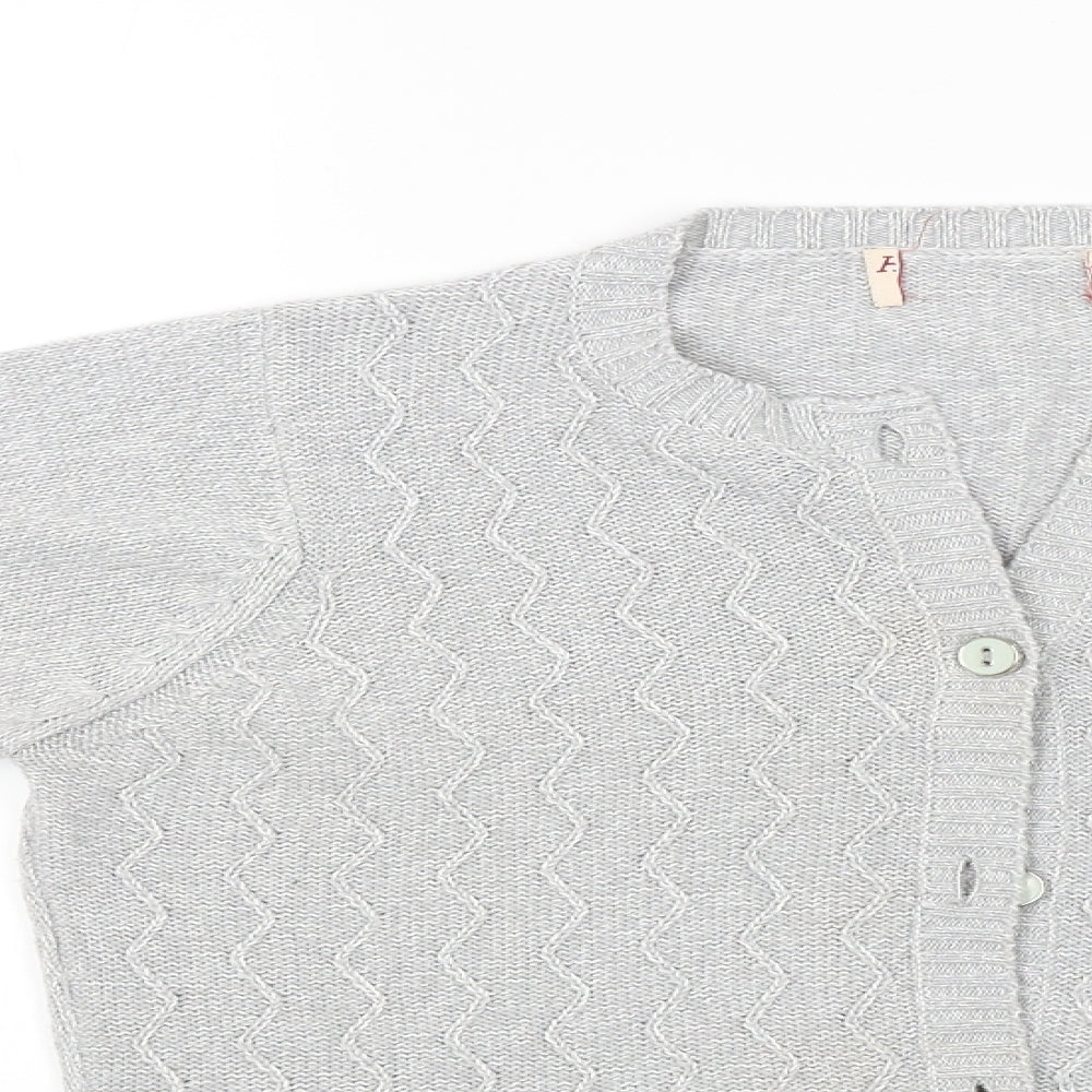 Preworn Womens Grey   Cardigan Jumper Size S