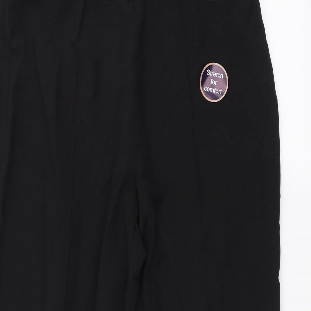 Arista Womens Black   Trousers  Size 12 L25 in