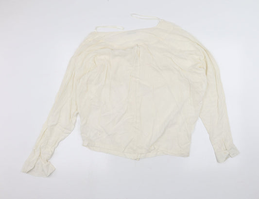 New Look Womens White   Basic T-Shirt Size 8