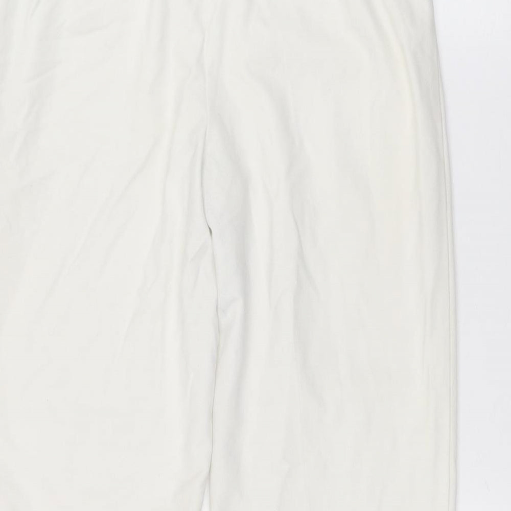 Marks and Spencer Womens White   Trousers  Size 12 L24 in