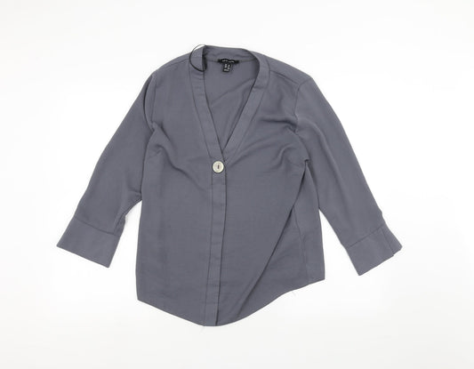 New Look Womens Grey   Jacket Coatigan Size 10
