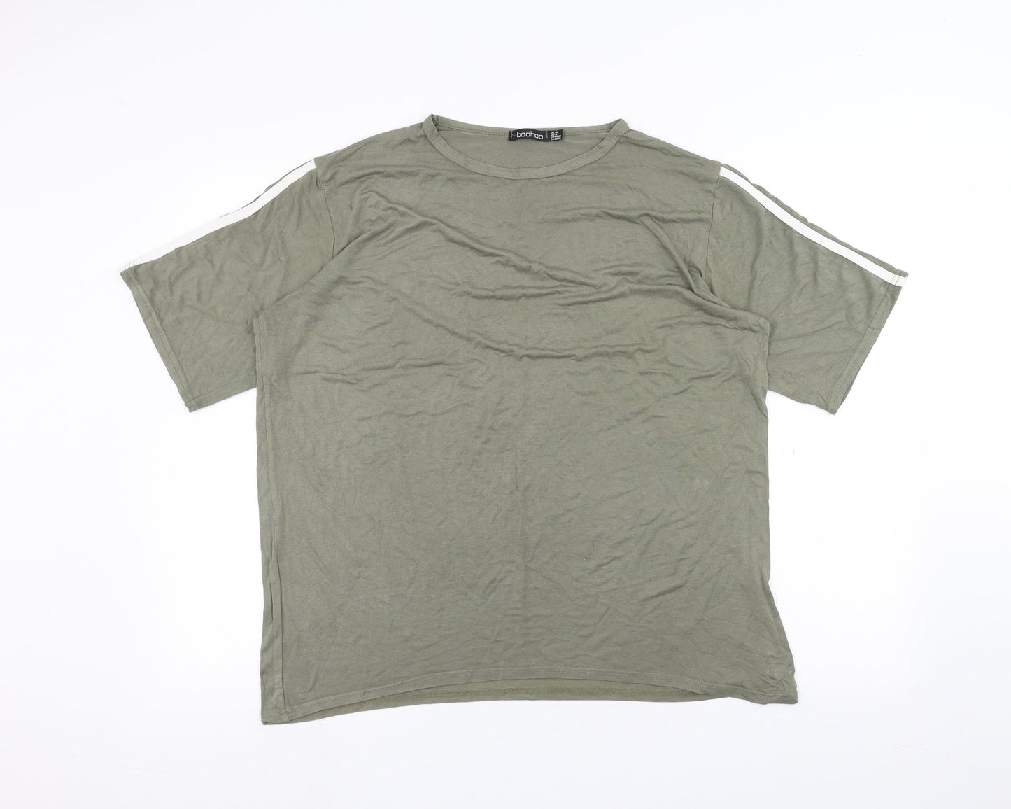Boohoo Mens Green    T-Shirt Size 14