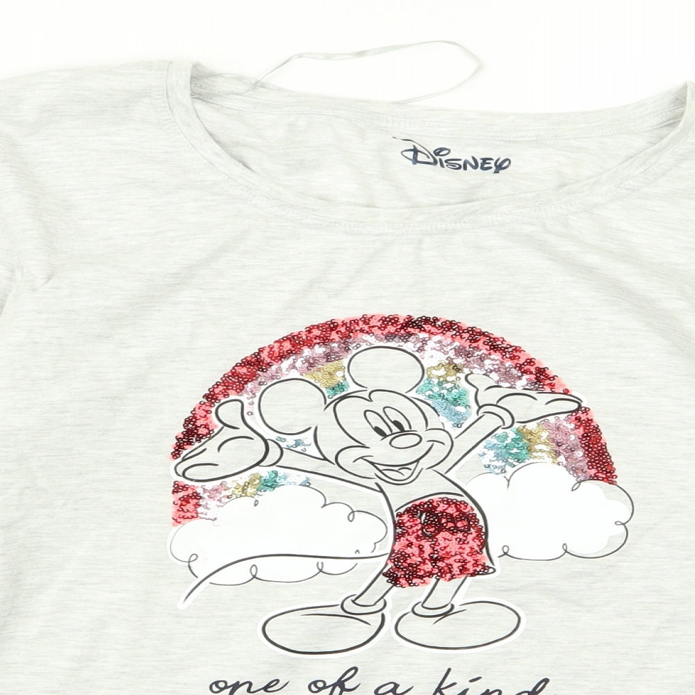 Disney Womens Grey   Pullover Jumper Size 12  - MICKEY MOUSE