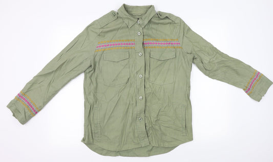 M&S Womens Green   Jacket  Size 10