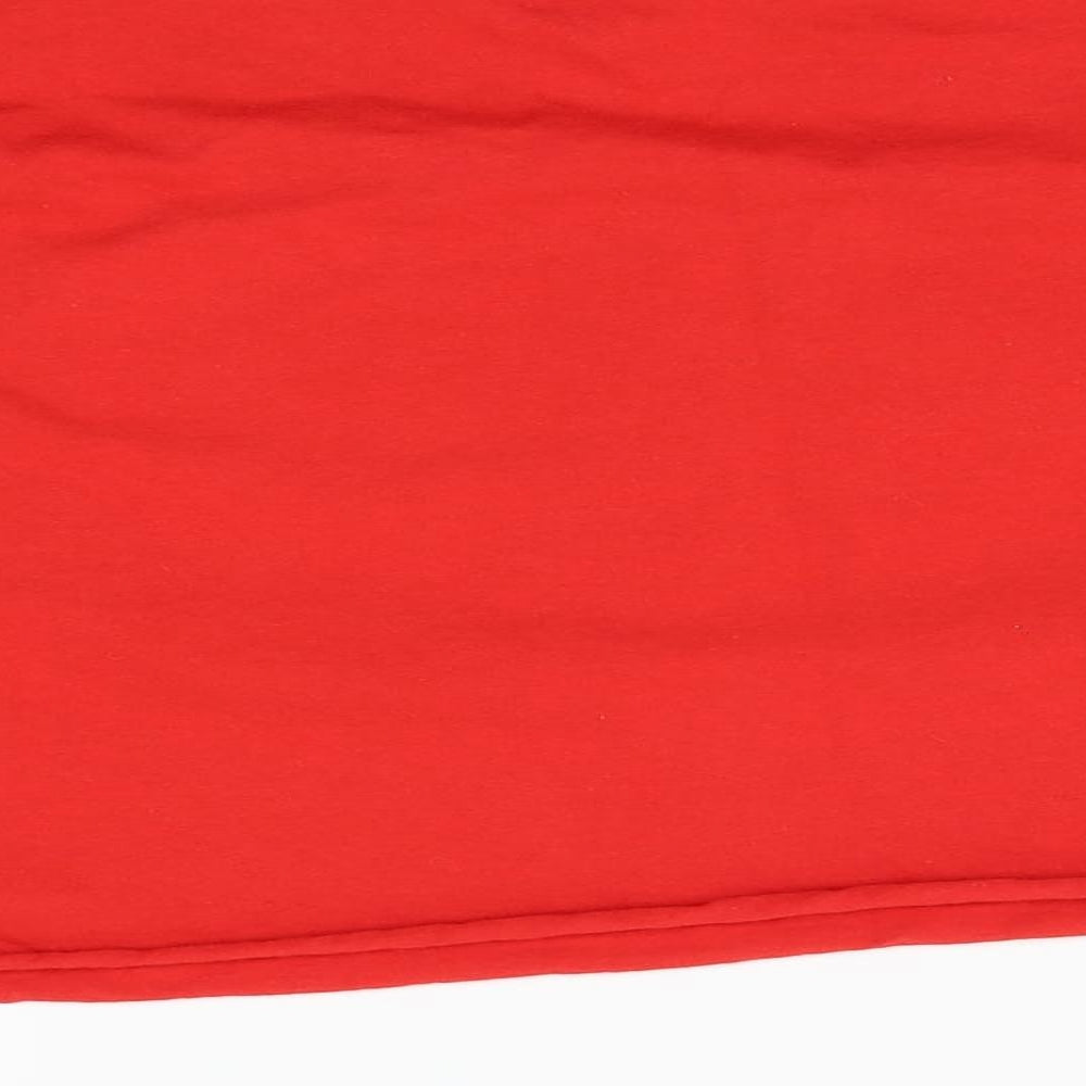 BDG Womens Red   Cropped T-Shirt Size M
