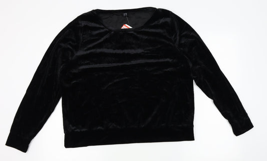 Pour Moi Womens Black   Pullover Jumper Size 16