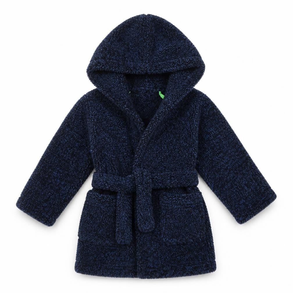Matalan Boys Blue Geometric   Robe Size 3-4 Years