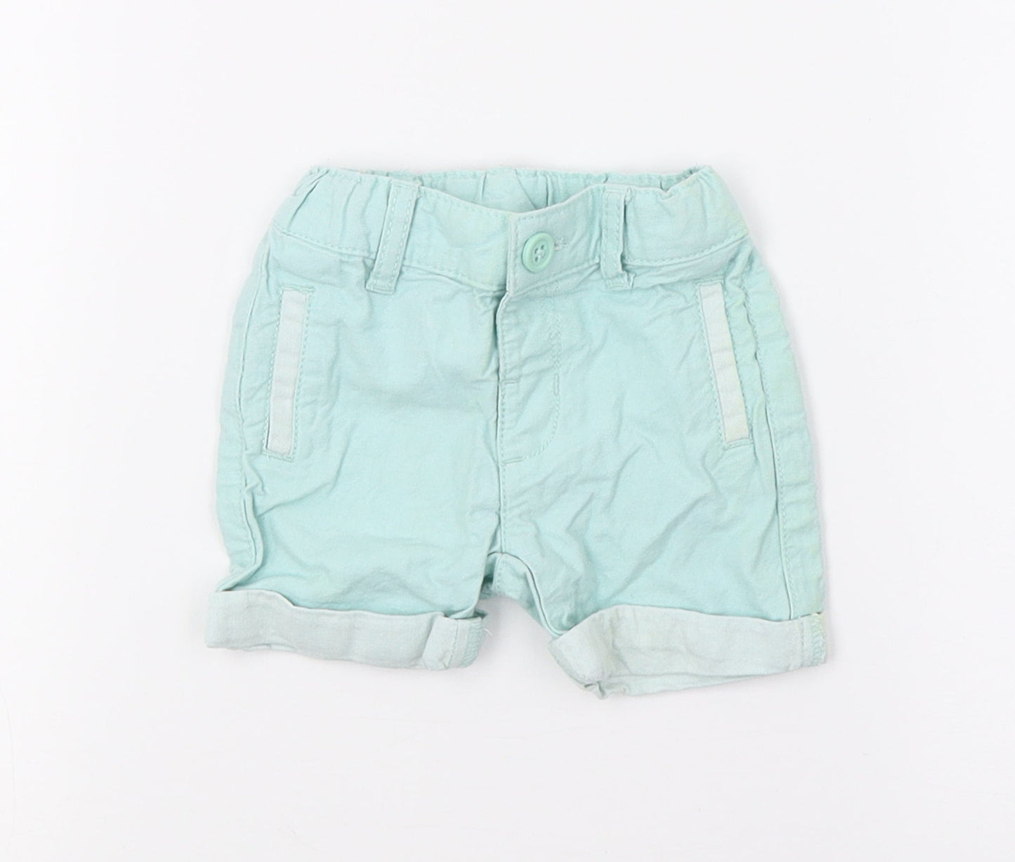 Matalan Girls Blue    Trousers Size 0-3 Months  - shorts
