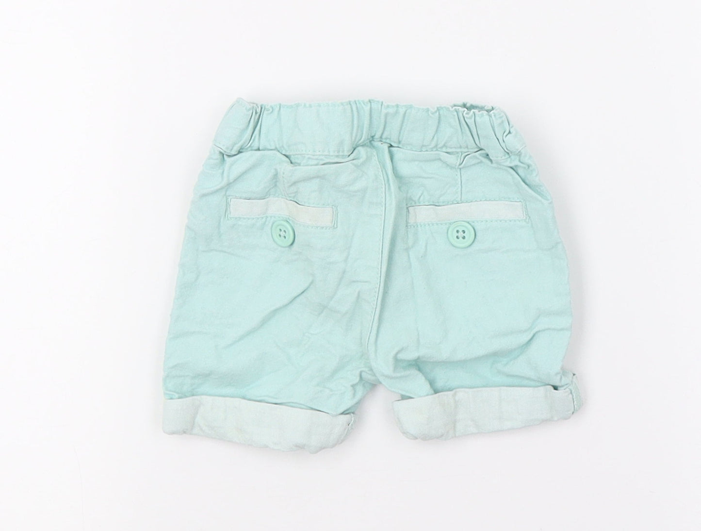 Matalan Girls Blue    Trousers Size 0-3 Months  - shorts