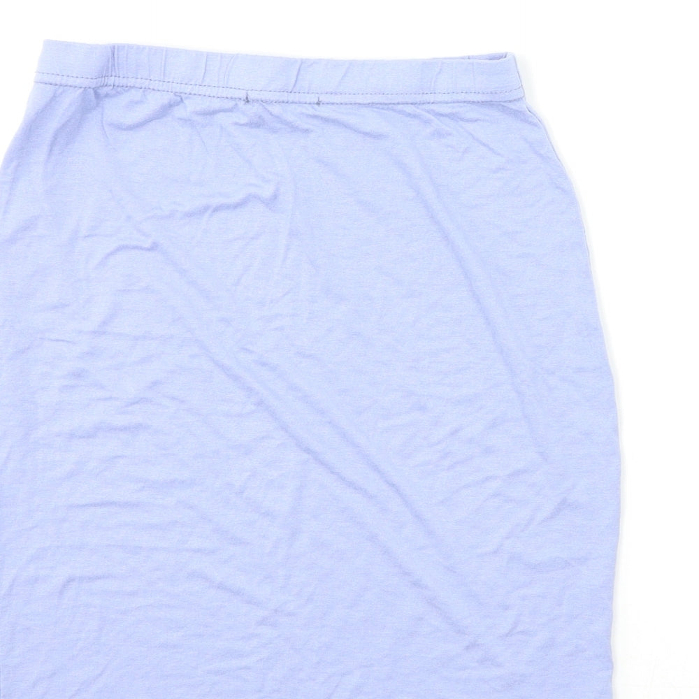 PRETTYLITTLETHING Womens Blue   Mini Skirt Size 8