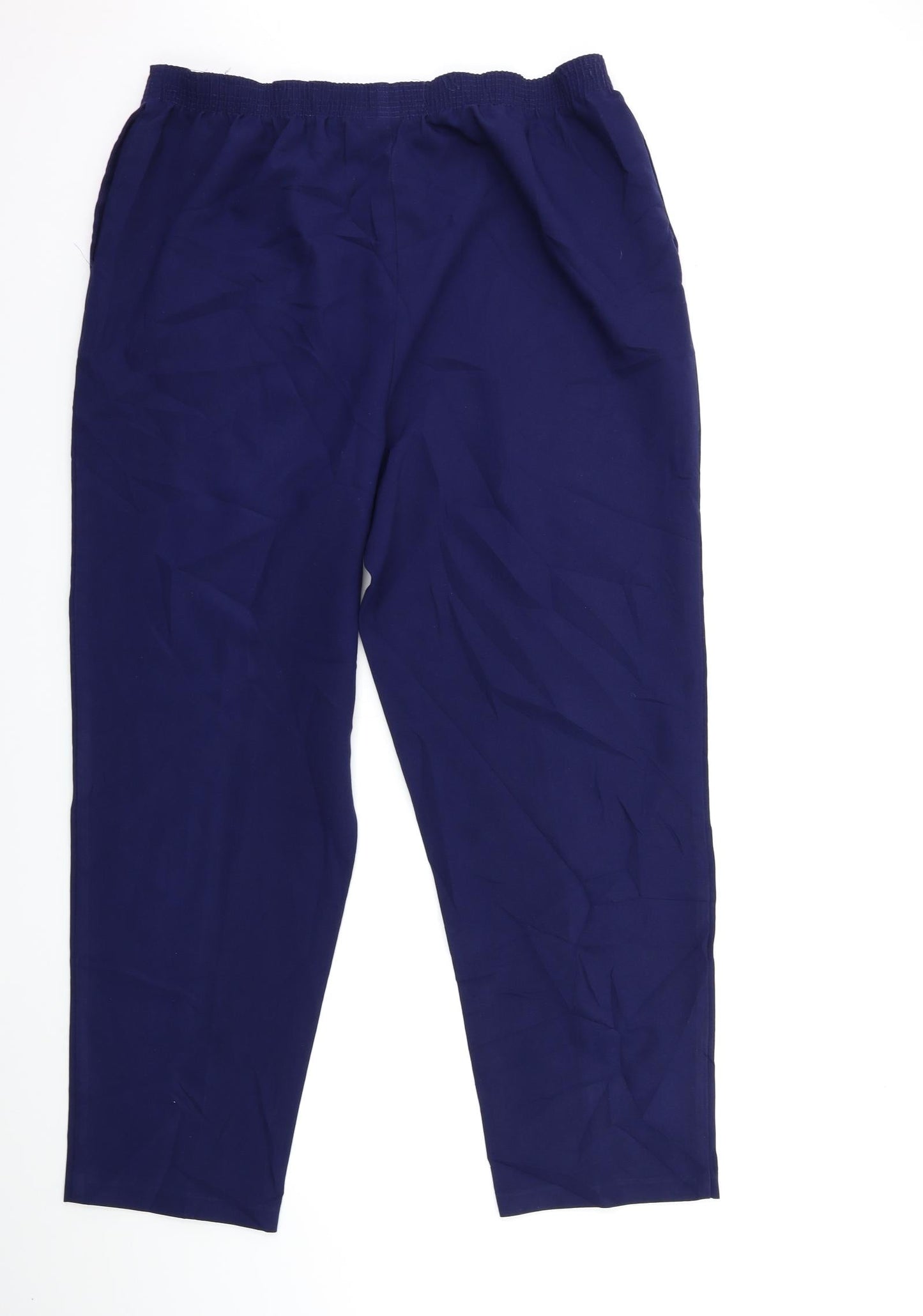 Preworn Womens Blue  Rayon Trousers  Size 36 in L30 in