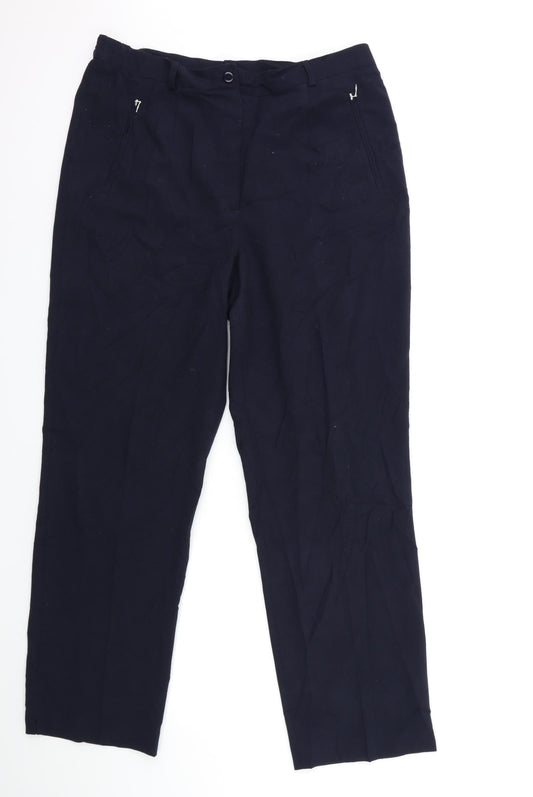 Valerie Womens Blue   Trousers  Size 18 L32 in