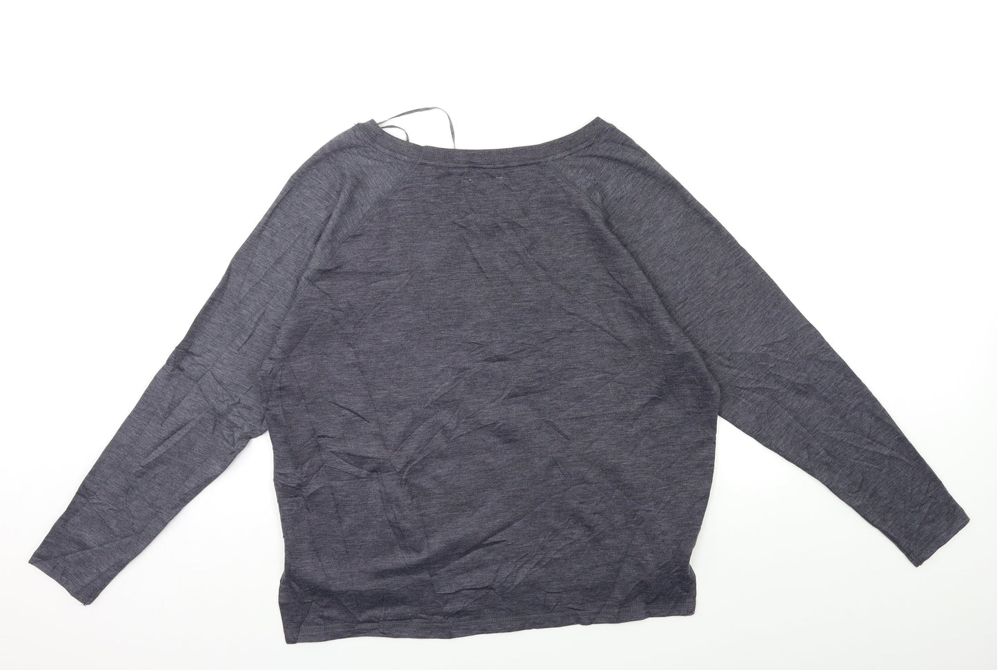 Love To Lounge Womens Grey   Basic T-Shirt Size 8