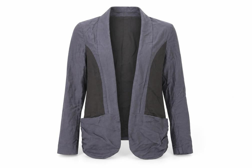 Silence + Noise Womens Grey   Jacket Blazer Size XS