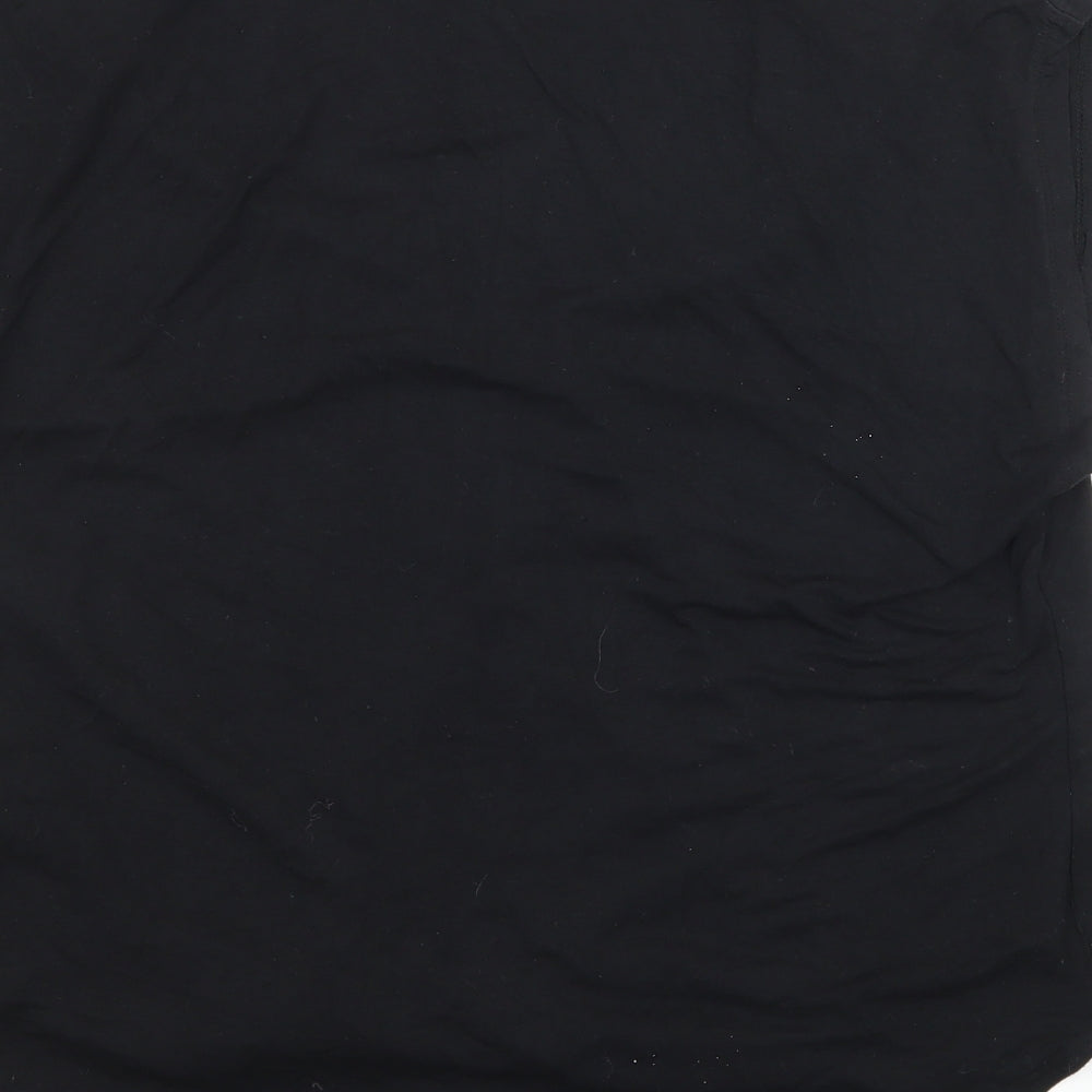 New Look Womens Black  Jersey Basic T-Shirt Size 10