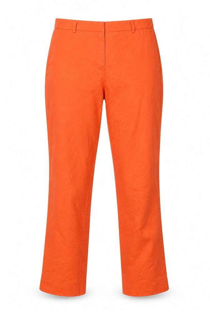 R Essentiel Womens Orange   Chino Trousers Size 10 L26 in