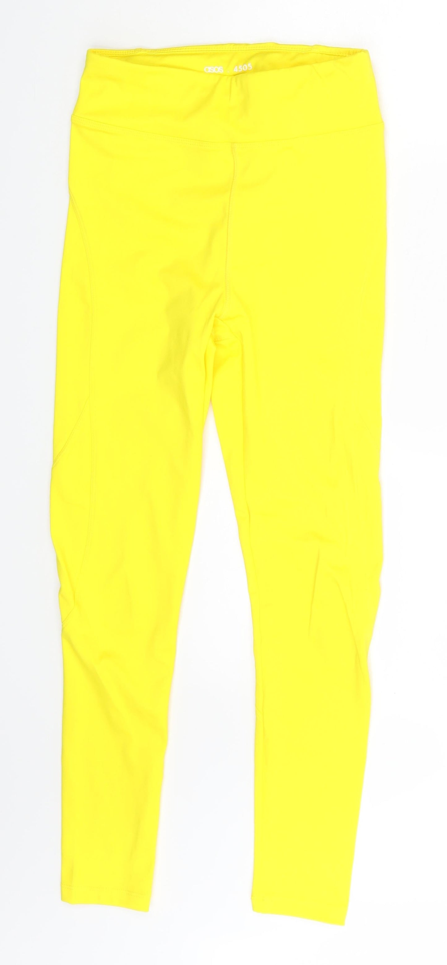 ASOS Womens Yellow   Jegging Leggings Size 8 L24 in - Waist 22in