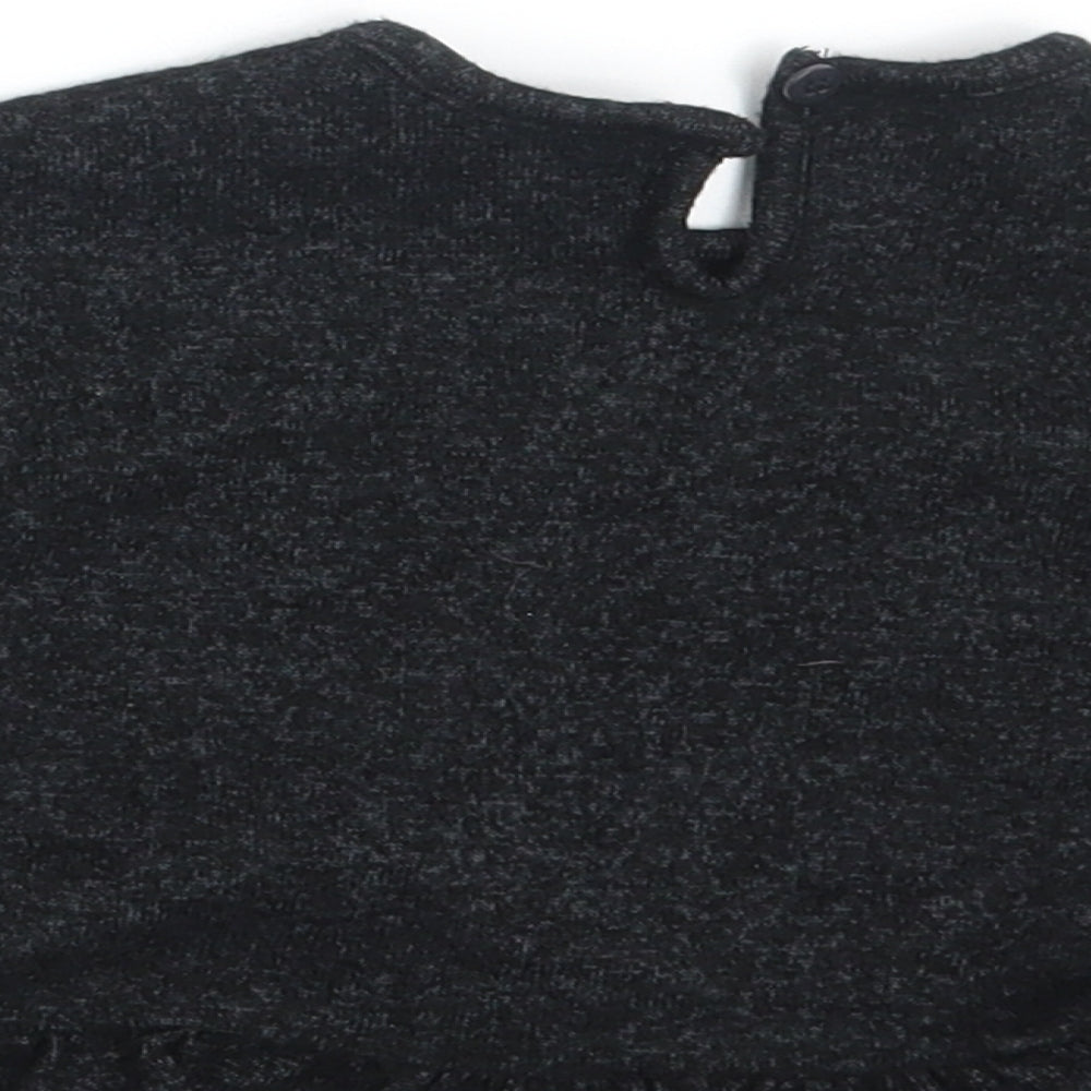 George Girls Grey   Pullover Jumper Size 3-6 Months