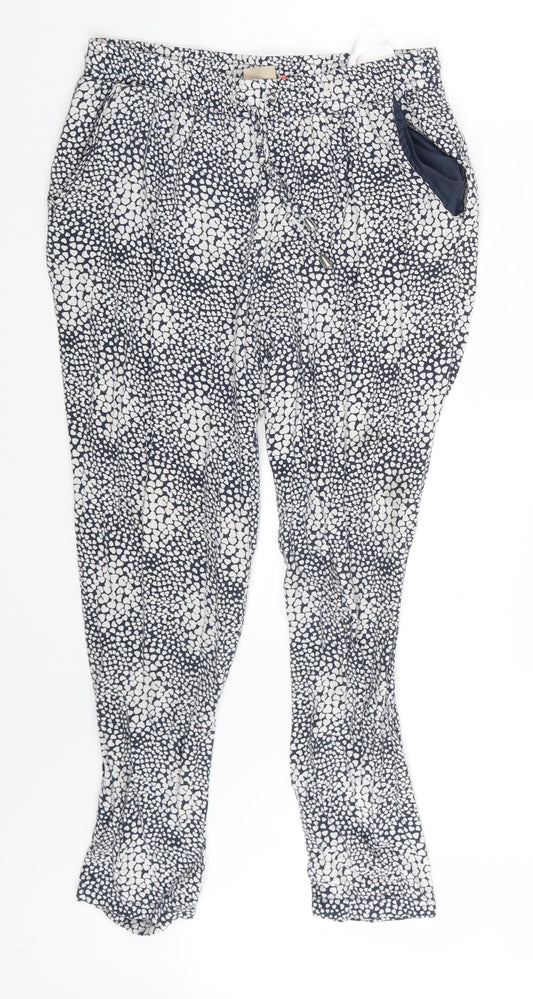 ONLY  Womens Multicoloured Polka Dot  Sweatpants Trousers Size 10 L24 in