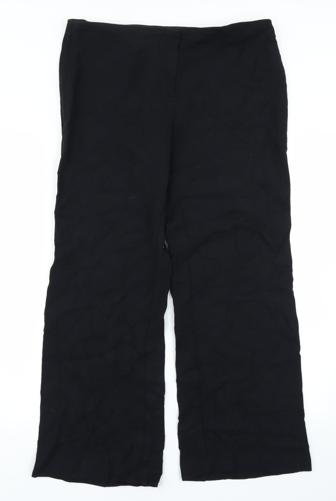 Marks & Spencer Womens Black   Trousers  Size 14 L25 in