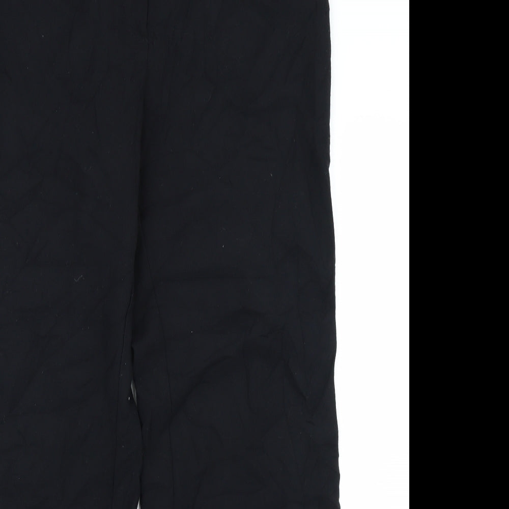 Marks & Spencer Womens Black   Trousers  Size 14 L25 in