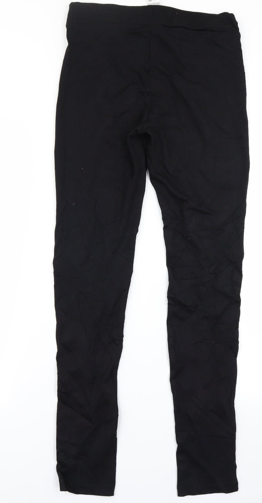Mango Womens Black   Chino Leggings Size M L28 in
