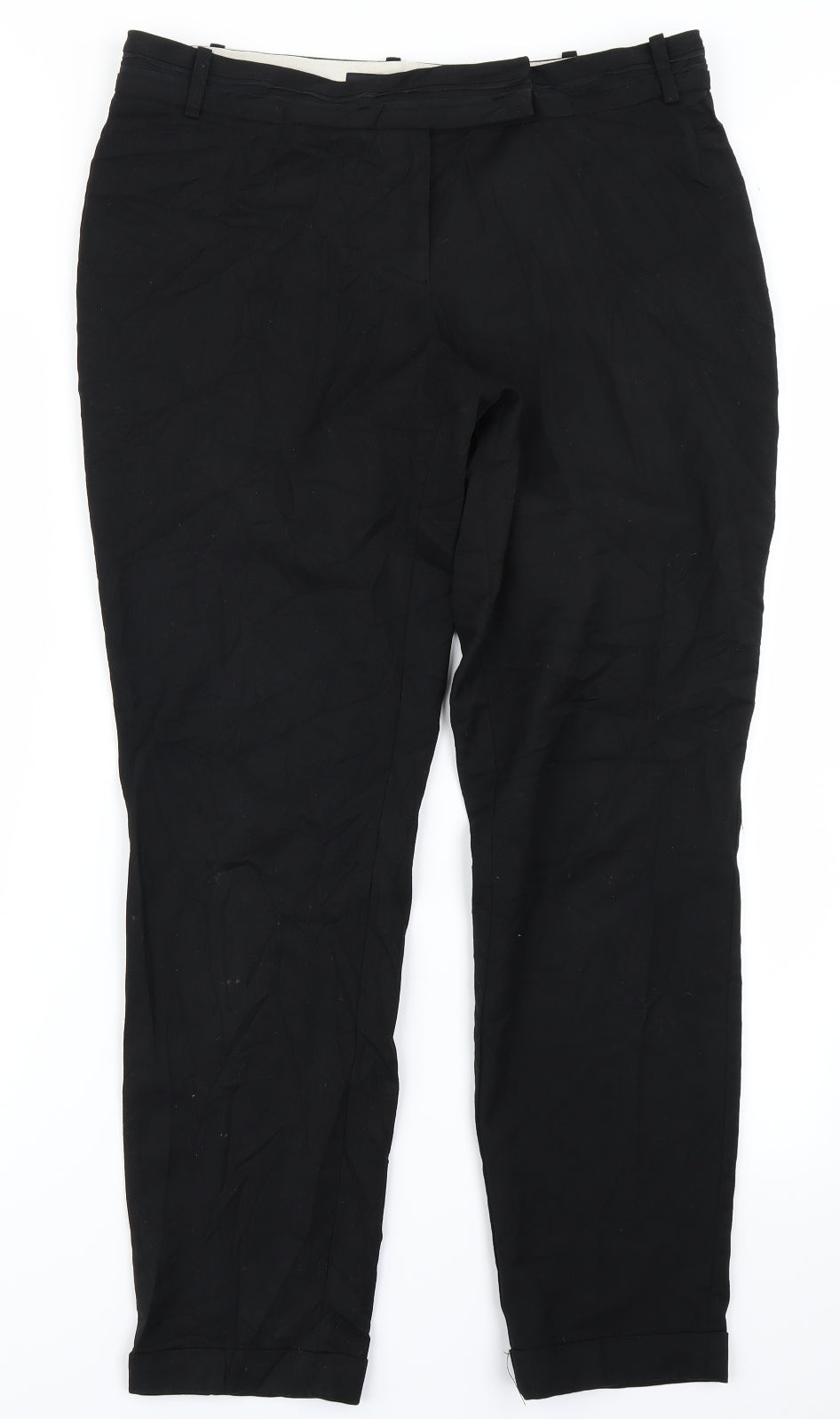 NEXT Womens Black   Trousers  Size 12 L26 in