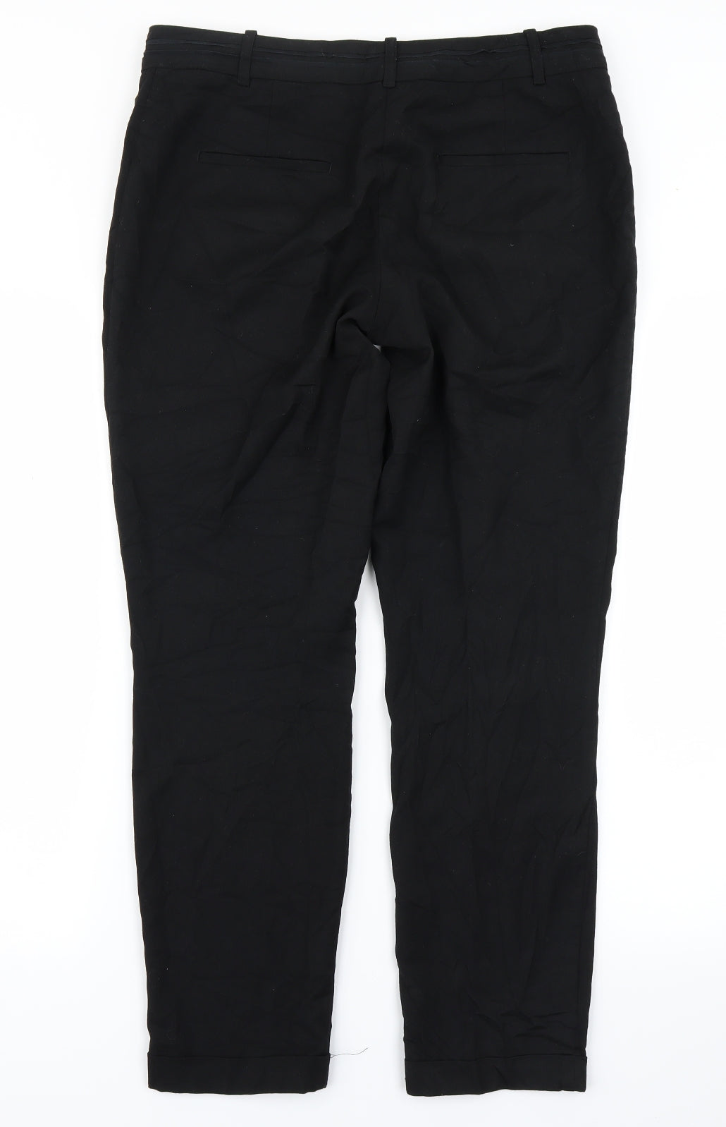 NEXT Womens Black   Trousers  Size 12 L26 in