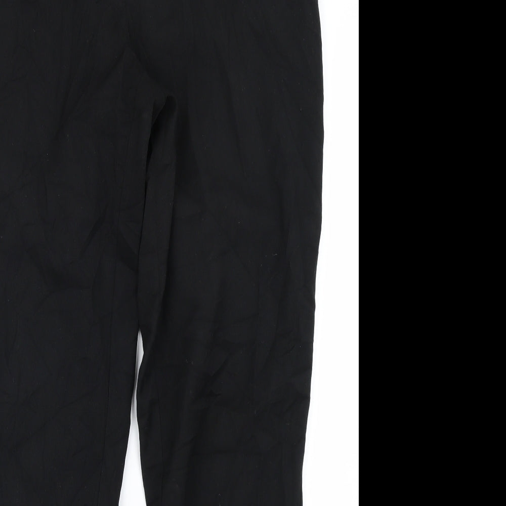 NEXT Womens Black   Trousers  Size 12 L26 in