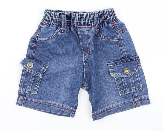 Cantarana Baby Blue  Denim Cropped Jeans Size 18 Months